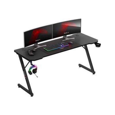 4. Huzaro Hero 4.8 Schwarzer Gaming-Schreibtisch