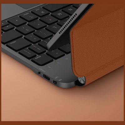 5. Uniq Venno Pro magnetische Smart-Tastaturhülle für iPad 11" 2025 / iPad Air 11" 2024/2025 / iPad Pro 11" 2018/2020/2021/2022/2024 – Braun