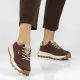 2. braune Leder-Plateau-Sneaker Filippo DP7498