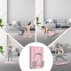 2. Extralink | Pilates-Board | rosa, Reformer für Bauchmuskel- und Liegestützübungen
