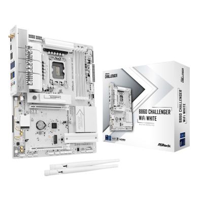 ASRock B860 Challenger WiFi Weiß Intel B860 LGA 1851 (Sockel V1) ATX