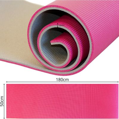 3. XPE Touristen-Schlafmatte 180x50x1,2 cm Dunkelrosa Redcliffs