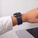 5. Tech-Protect Nylonarmband mit Verschluss für Samsung Galaxy Watch 40/44/46 mm – Marineblau