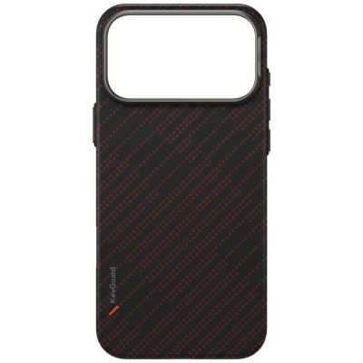 5. Uniq Keva EDGE Magclick Ladehülle für iPhone 17 Pro Max – Orange