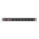 4. Lanberg PDU-07F-0200-IEC-BK Rack-Steckdosenleiste (7 x UTE; 10 A; 2 m; schwarz)
