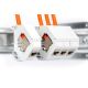 9. Digitus Cat.7 Installationskabel, S/FTP, Cca-s1a d1 a1, AWG 23/1, LSOH, 500 m, Orange, auf Rolle