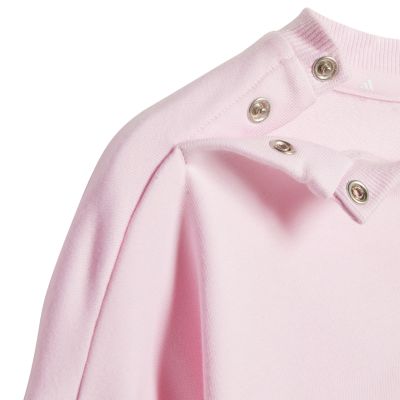 5. adidas Essentials Jogginganzug für Kinder, pink und lila, JD6482