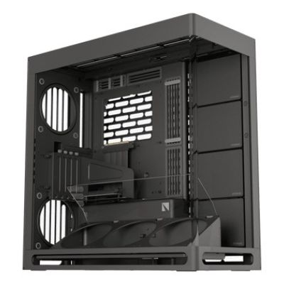 5. HAVN HS 420 VGPU PC-Gehäuse, Midi-Tower, E-ATX, gehärtetes Glas, PCIe 5.0 Riser -