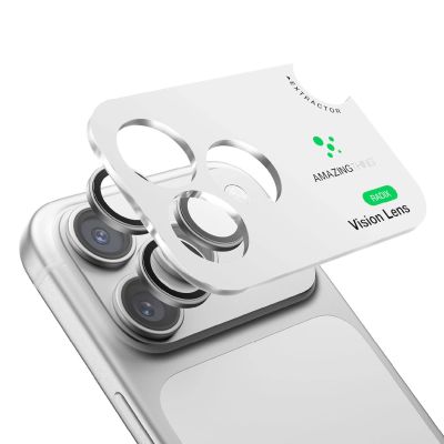 7. AmazingThing Titan Vision Saphirglas für iPhone 18 Pro / 18 Pro Max - Silber