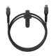 Urban Armor Gear Kevlar-Kabel – 1,5 m – Lightning – USB-C – Stecker – Herren – Grau