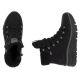 46. Wasserdichte, gefütterte Damen-Trekkingschuhe in Schwarz Rieker 48034-00