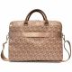 3. Guess GCube Stripes Tasche für einen 16-Zoll-Laptop – braun