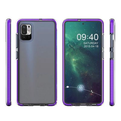 2. Spring Case Silikon Gel Handyhülle Schutzhülle für Xiaomi Redmi Note 10 5G / Poco M3 Pro schwarz