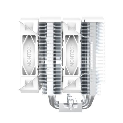 5. Montech NX600 Prozessor-Luftkühler 12 cm Weiß 1 Stück.