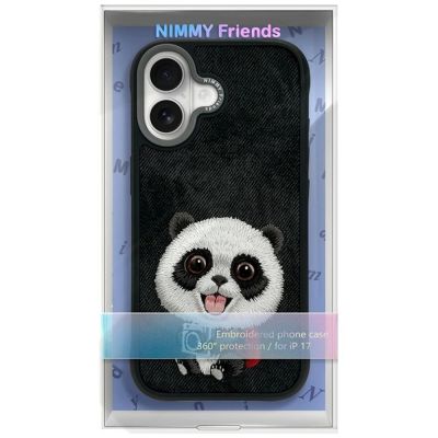 9. Nimmy Big Eyed Pet 2.0 Panda Hülle für iPhone 17 - Schwarz