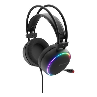 GENESIS NSG-2307 Kabelgebundenes Gaming-Headset mit Kopfbügel, USB Typ-A, Schwarz
