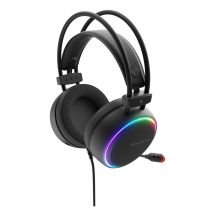 GENESIS NSG-2307 Kabelgebundenes Gaming-Headset mit Kopfbügel, USB Typ-A, Schwarz