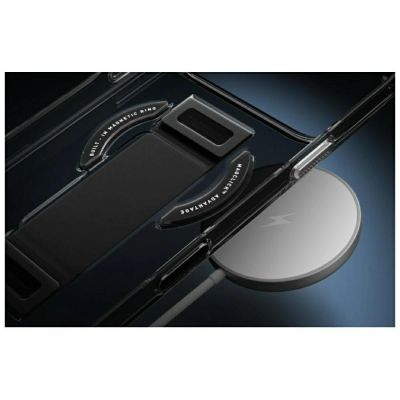 7. Uniq Heldro Air Magclick Ladehülle für iPhone 18 Pro Max / 17 Pro Max – Schwarz