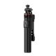 11. Selfie Stick WC12YDS Teleskopstativ 1,3 m aus Aluminiumlegierung mit Dual-Licht und Telefonhalter – Schwarz