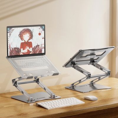 21. Wozinsky WRS-CPY75DSS Laptop- und Tablet-Ständer aus Aluminium + kostenloser Smartphone-Ständer – Silber