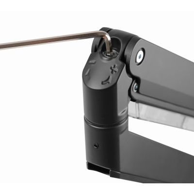 8. GEMBIRD Verstellbarer Schreibtischarm/Halterung für 3 Monitore 17-27 Zoll, VESA 100x100 mm, bis zu 6 kg