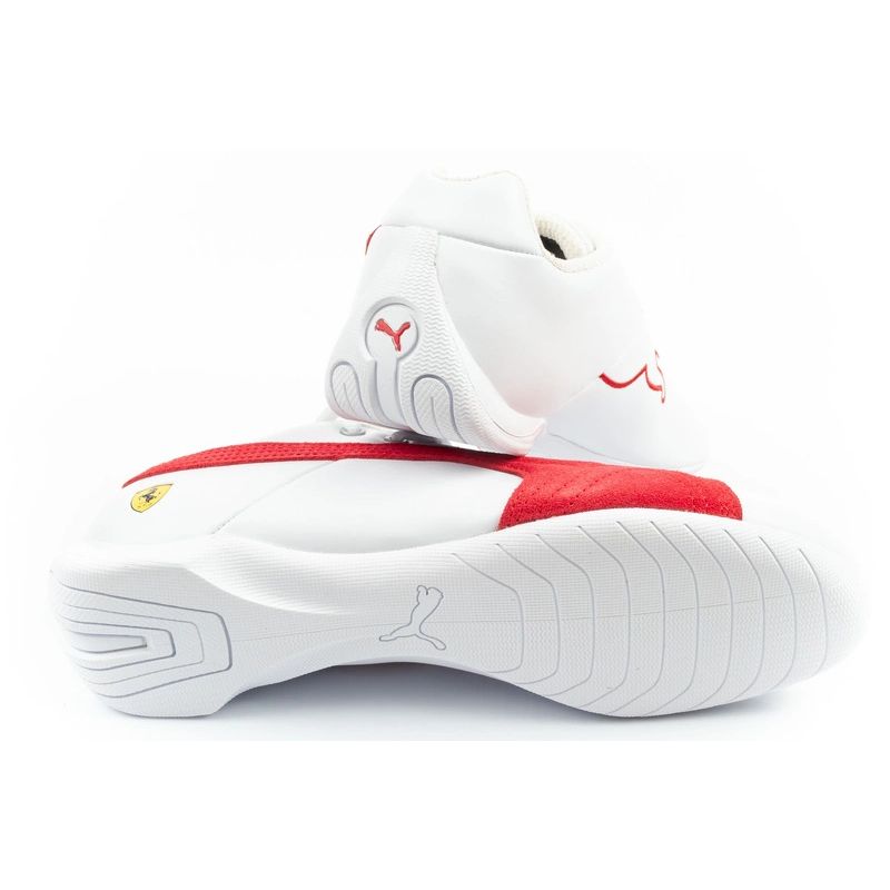 8. Puma Herren-Sportschuhe Ferrari Future Cat, weiß, Naturleder, modisch