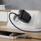 6. Acefast A108 GaN PD 67W 2xUSB-C 1xUSB-A Wandladegerät - Schwarz