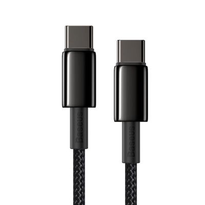 3. Baseus CATWJ-01 USB-C – USB-C PD QC-Kabel 100 W 5 A 1 m – schwarz