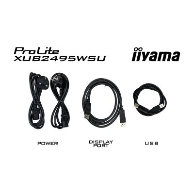 9. iiyama ProLite XUB2495WSU-B7 Monitor 61,1 cm (24") WUXGA IPS HDMI/DP/USB 4 ms