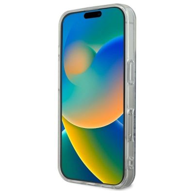 5. Guess IML 4G MagSafe Hülle für iPhone 16 Pro Max – Blau