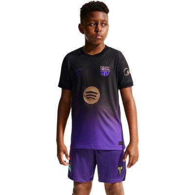 Nike FC Barcelona Auswärtstrikot 2026/27 für Kinder, Schwarz und Lila II1852 505