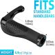 15. Rockbros BT1007B Fahrradhalter-Set mit Hupen – Schwarz