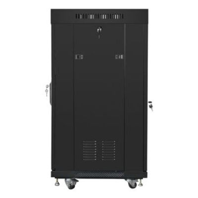 9. Lanberg FF01-6622-12BL 22U Freistehendes Rack Schwarz