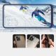 3. Klare 3in1 Hülle für Samsung Galaxy A42 5G Frame Gel Cover Blau