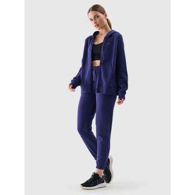 4. Damen-Kapuzensweatshirt mit Reißverschluss 4F 4FWMM00TSWSF1763-31S