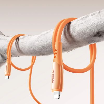 8. Joyroom S-A59 Vibrant Series 30W USB-C - Lightning Kabel 1,2 m - orange