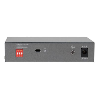 4. LevelOne PoE+Switch 3xGE PoE/1xHi-PoE 60W unmanaged Kunststoff