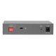 4. LevelOne PoE+Switch 3xGE PoE/1xHi-PoE 60W unmanaged Kunststoff