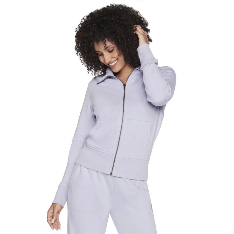 3. Skechers The Hoodless Hoodie Diamond Jacke W3JA262-LVLP Lila L