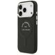 2. Karl Lagerfeld MagSafe Hülle mit geprägtem offenem Ring und RSG-Logo für iPhone 17 Pro / 18 Pro – Schwarz