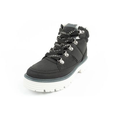 12. O'Neill Winterstiefel Damen Wanderstiefel Stiefeletten modisch Schwarz Weiß