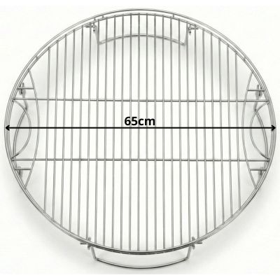 7. 65 cm Grill mit klappbaren Beinen für einen Gartenkamin