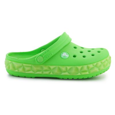 13. Crocs Croc Band Geometric Glow Band Clog K Jr 210132-3WA Flip-Flops