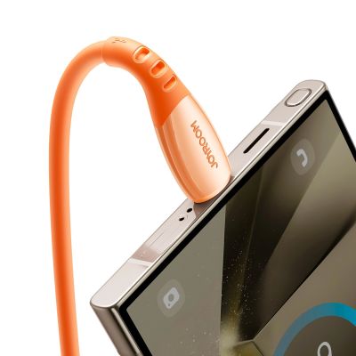 7. Joyroom S-A59 Vibrant Series 3A USB-A - USB-C Kabel 1,2 m - Orange