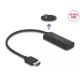 DeLOCK Adapter HDMI-A Stecker auf USB Typ-C Buchse schwarz