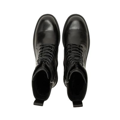 2. Lee Cooper Damenschuhe, Stiefeletten, schwarz, Naturleder, modisch