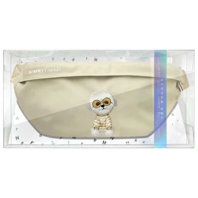 12. Nimmy Crossbody Glasses Cool Dog Umhängetasche - Grün