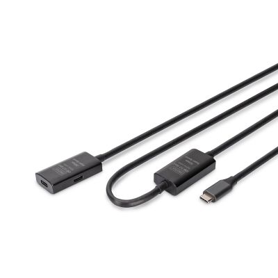 Digitus Aktives USB 3.2 Gen1 5G Verlängerungskabel, USB-C - USB-C, 10 m