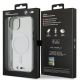 8. BMW BMHMP14SHCRS iPhone 14 6.1" Hülle transparent Hardcase Silver Ring MagSafe