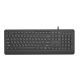 GEMBIRD Kabelgebundene Multimedia-Tastatur, schlank, 5 Tasten mit Hotkeys, russisches Layout, schwarz